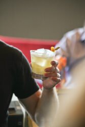 Scene during the Bourbon and Broadway event: Craft Cocktail Challenge, with Four Roses Bourbon, at 8UP Elevated Drinkery & Kitchen in Louisville, KY. (By Frankie Steele for PNC Broadway in Louisville) July 27, 2015