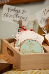 Limb slice Christmas tree ornaments from Field and Forest Design, $10, at Block Party Handmade Boutique in Louisville, KY. Dec. 3, 2015